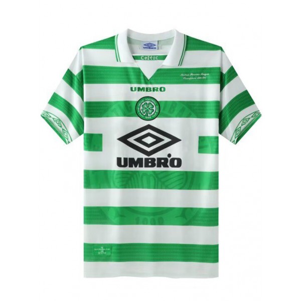 Celtic Home Retro Jersey Men's 1st Soccer Sportwear Football Shirt 1997-1999