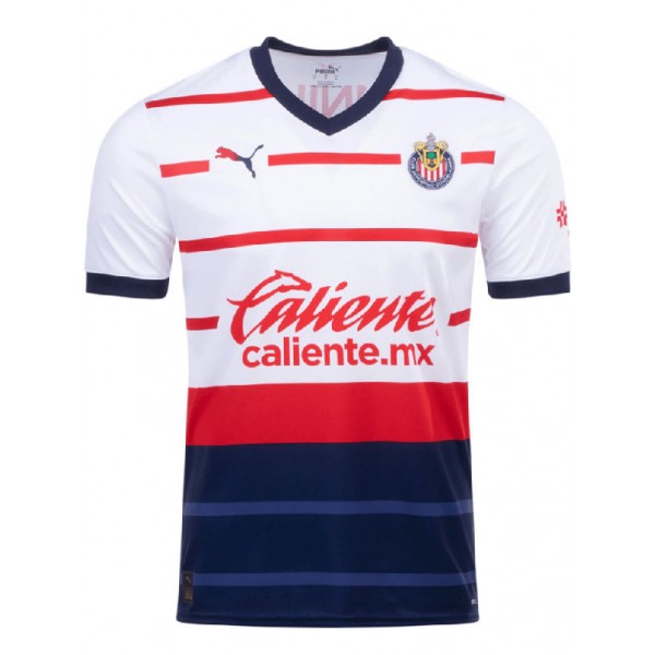 Chivas away jersey soccer uniform men's second football kit sports top shirt 2023-2024