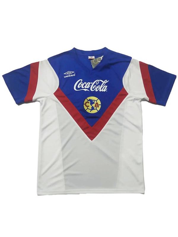 Club america away retro soccer jersey maillot match men's 2ed sportwear football shirt 1988