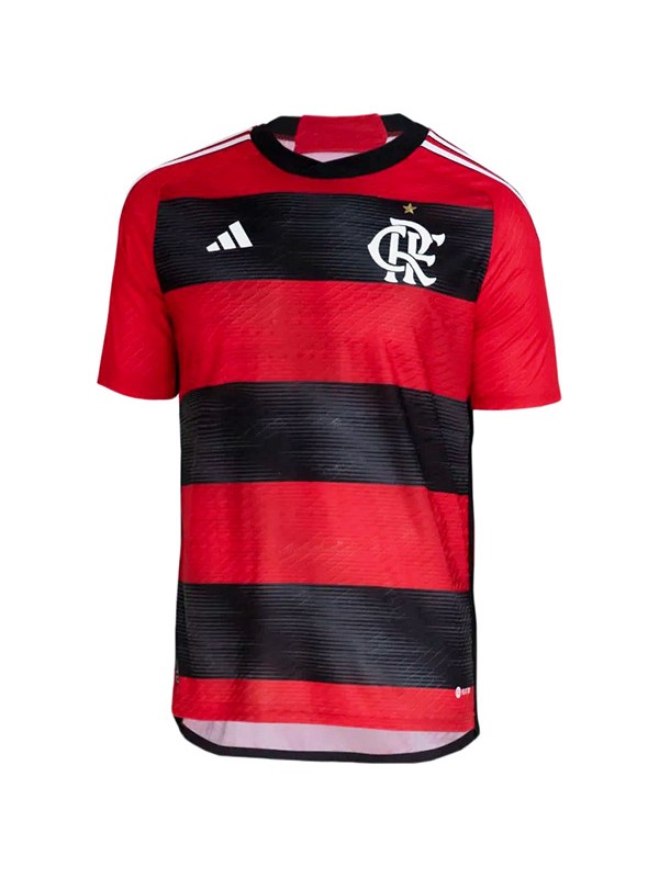 CR Flamengo home jersey soccer uniform men's first sportswear football kit tops sport shirt 2023-2024