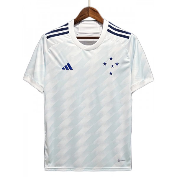 Cruzeiro away jersey soccer uniform men's second sports football kit top shirt 2023-2024
