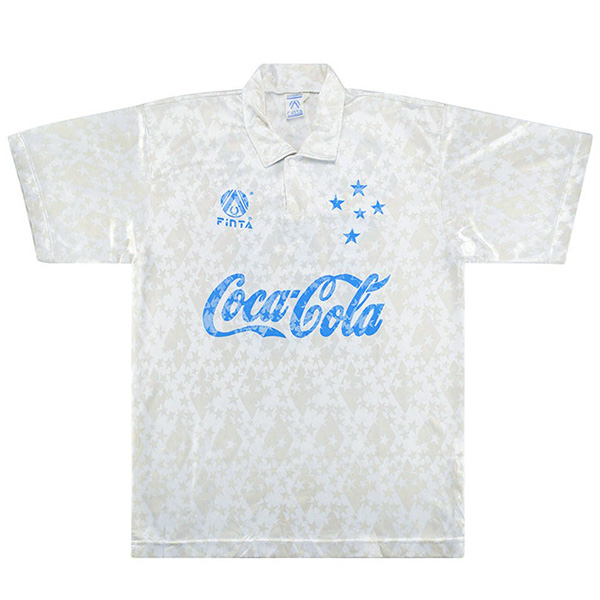 Cruzeiro away retro jersey soccer uniform men's second sports football kit top shirt 1994-1995