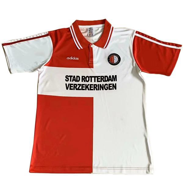 Feyenoord home vintage soccer jersey match men's first sportswear football shirt 1995