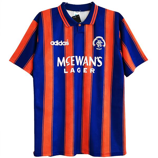 Rangers away retro soccer jersey maillot match men's second sportwear football shirt 1993-1994