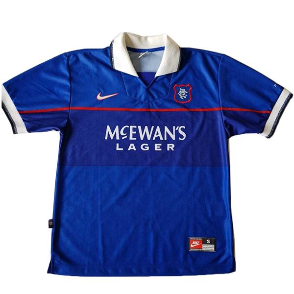 Rangers home retro soccer jersey maillot match dragon men's 1st sportwear football shirt 1997-1999