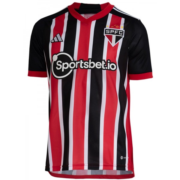 Sao paulo away jersey soccer uniform men's second sportswear football kit top shirt 2023-2024