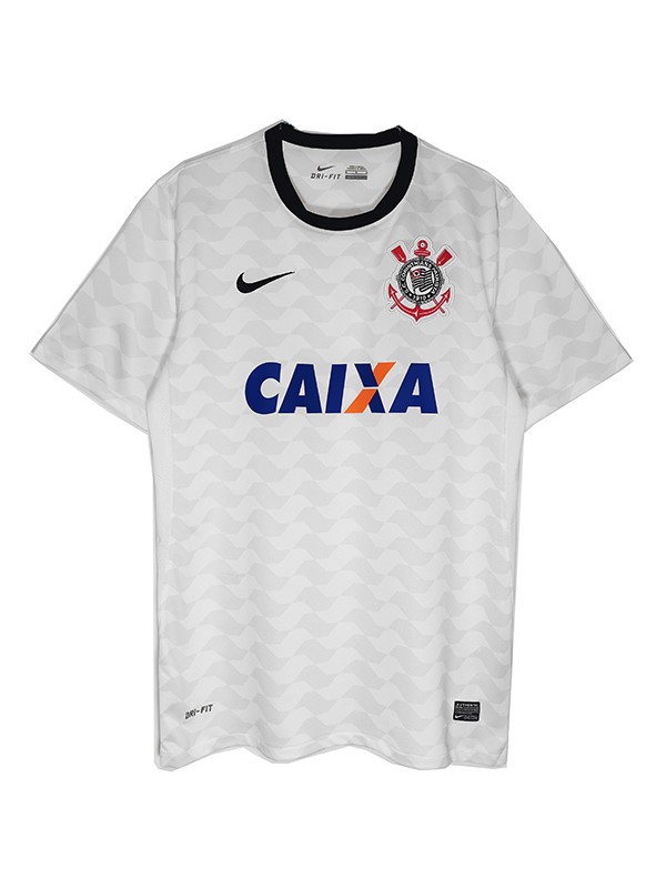 SC Corinthians home retro jersey soccer uniform men's first football top shirt 2012-2013