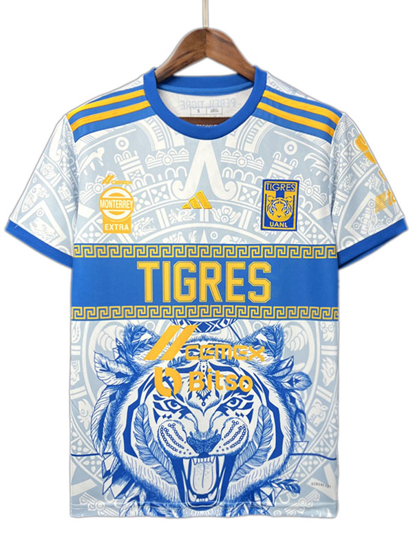 Tigres third jersey soccer uniform men's 3rd football kit sports top shirt 2023-2024