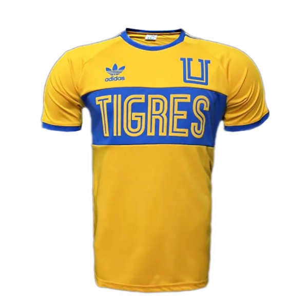 Tigres UANL retro jersey comemorativa yellow soccer uniform men's football kit sports top shirt 2023-2024