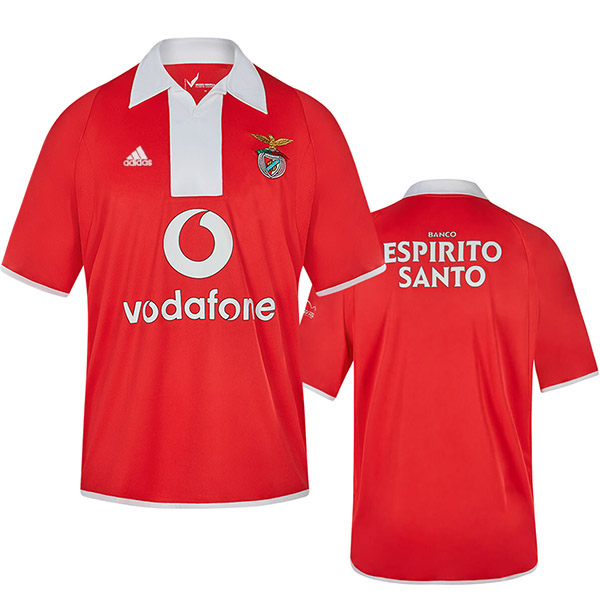 Benfica home jersey retro soccer t-shirt football tops sport shirt 2004-2005