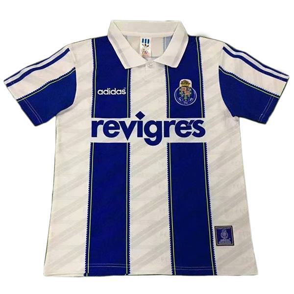 FC Porto home retro vintage soccer jersey match men's first sportswear football shirt white 1995-1997