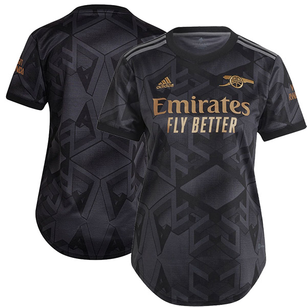 Arsenal away female jersey women's second soccer uniform sportswear football tops sport shirt 2022-2023