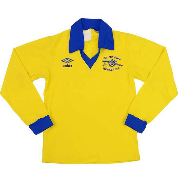 Arsenal away retro jersey long sleeve vintage soccer match men's second sportswear football shirt 1971-1979