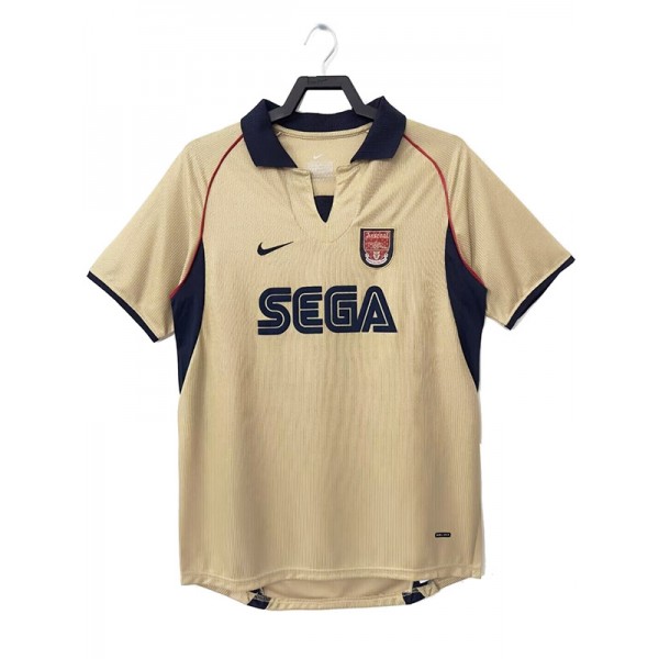 Arsenal away retro jersey second soccer uniform men's football kit top shirt 2001-2002