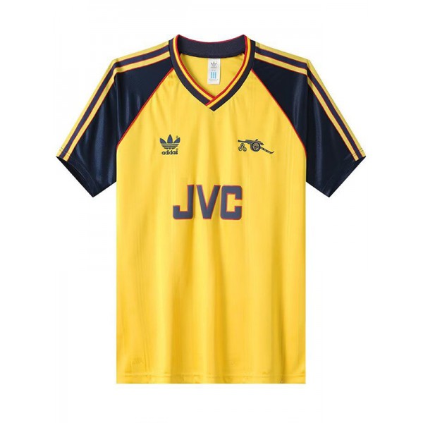 Arsenal away retro jersey soccer uniform men's second sportswear football kit top shirt 1988-1989