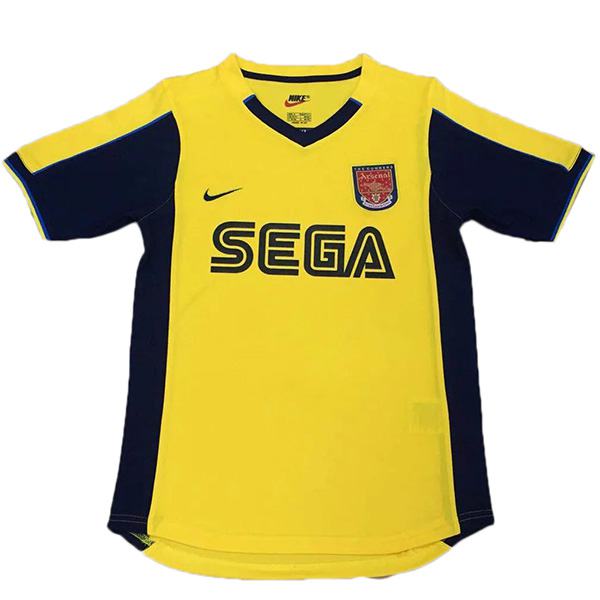 Arsenal away retro soccer jersey maillot match men's 2ed sportwear football shirt 2000