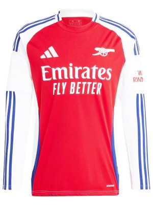Arsenal home long sleeve jersey soccer uniform men's first sportswear football kit top shirt 2024-2025