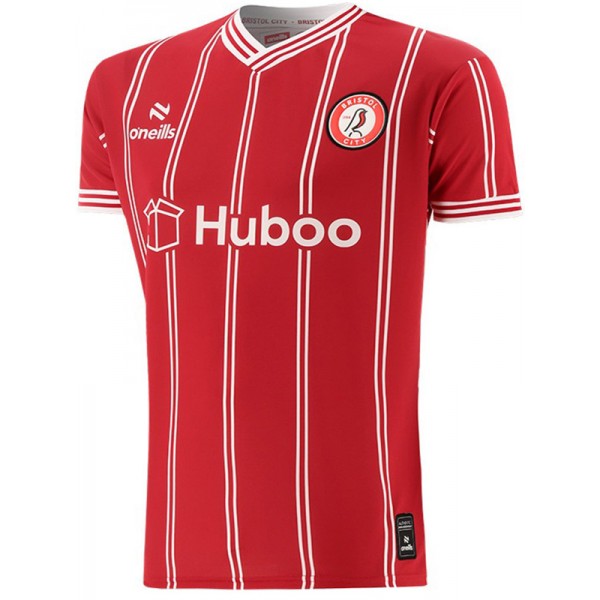 Bristol City home jersey soccer uniform men's first football kit sports top shirt 2023-2024