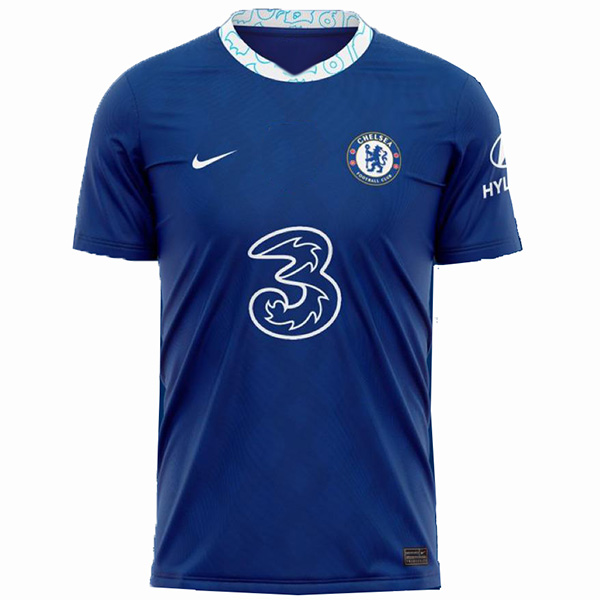 Chelsea home jersey soccer match kit men's first sportswear football tops sport shirt 2022-2023