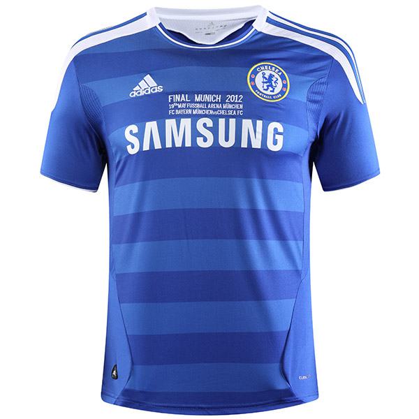 Chelsea home retro soccer jersey maillot match men's first sportwear football shirt 2011-2012	