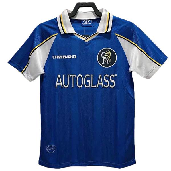 Chelsea home retro soccer jersey match men's first sportswear football shirt 1997-1999