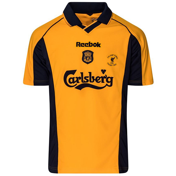 Liverpool away retro jersey soccer uniform men's second football top shirt 2000-2001