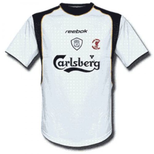Liverpool away retro soccer jersey maillot match men's 2ed sportwear football shirt 2001-2001