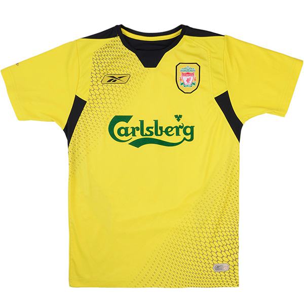 Liverpool away retro soccer jersey maillot match men's 2ed sportwear football shirt 2004-2006