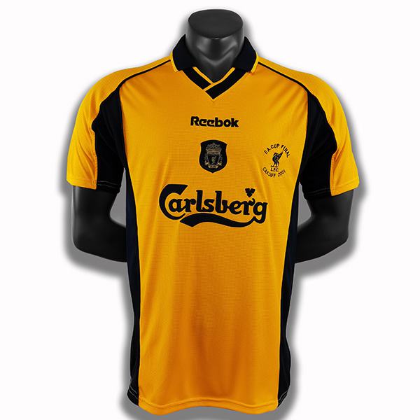 Liverpool away retro soccer jersey maillot match men's second sportwear football shirt 2000-2001