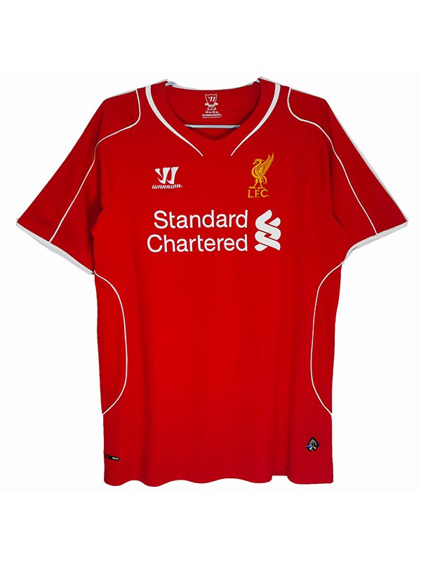 Liverpool home retro jersey LFC first vintage replica uniform men's soccer football top shirt 2014-2015