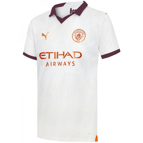 Manchester city away jersey soccer uniform men's second football kit tops sport shirt 2023-2024