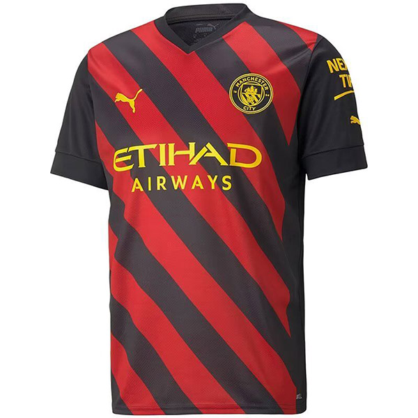 Manchester city away jersey soccer uniform men's second kit sports football top shirt 2022-2023