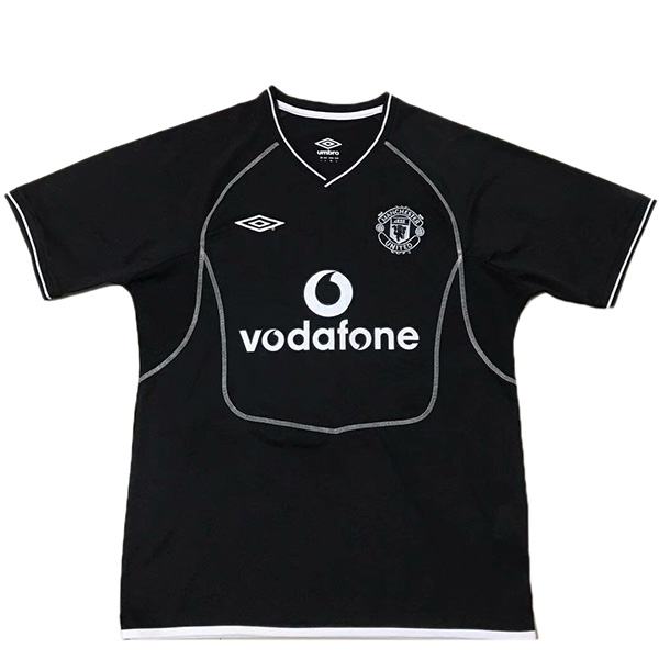 Manchester United Away Retro Jersey Black 2000-2002