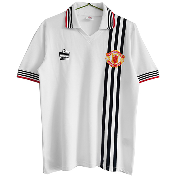 Manchester united away retro jersey men's second sportswear football tops sport soccer shirt 1975-1980