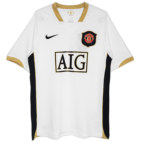 Manchester united away retro jersey soccer uniform men's second football kit tops sport shirt 2006-2007