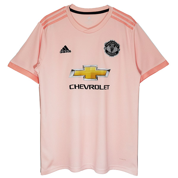 Manchester united away retro jersey soccer uniform men's second football tops sport shirt 2018-2019