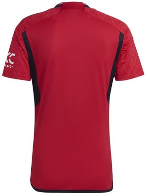 Manchester united home jersey soccer uniform men's first sportswear football kit tops sport shirt 2023-2024