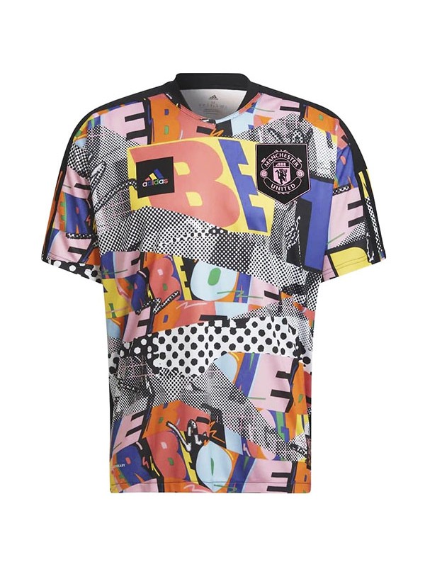Manchester united love unites training jersey soccer special uniform men's sportswear football kit top shirt 2023-2024