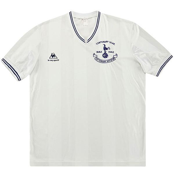 Tottenham Hotspur home retro century jersey lecoq worn maillot match men's sportwear football shirt 1882-1982