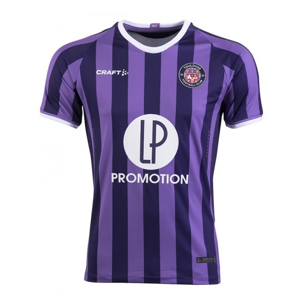Toulouse away jersey soccer uniform men's second sportswear football kit top shirt 2023-2024