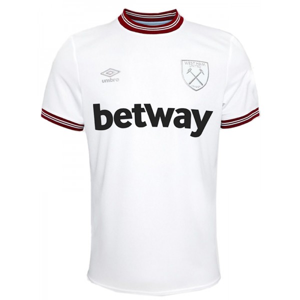 West ham away jersey soccer uniform men's second football kit top sports shirt 2023-2024