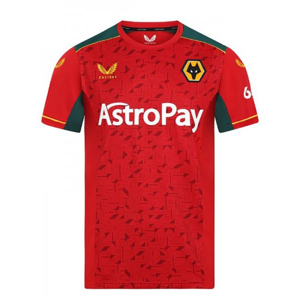 Wolverhampton Wanderers away jersey soccer uniform men's second sportswear football kit top shirt 2023-2024