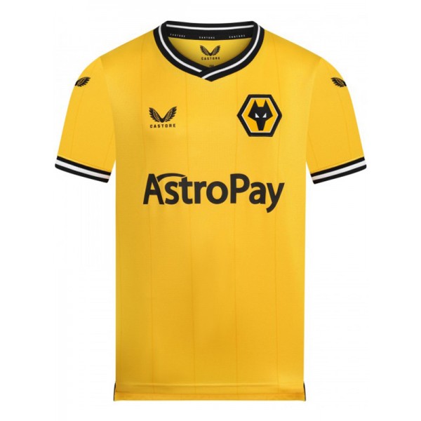 Wolverhampton Wanderers home jersey soccer uniform men's first sportswear football kit top shirt 2023-2024