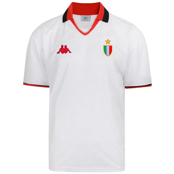 AC milan away retro jersey champion second soccer uniform men's football kit top shirt 1988-1989