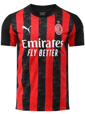 AC milan home jersey adult first soccer uniform men's kit 2025-2026