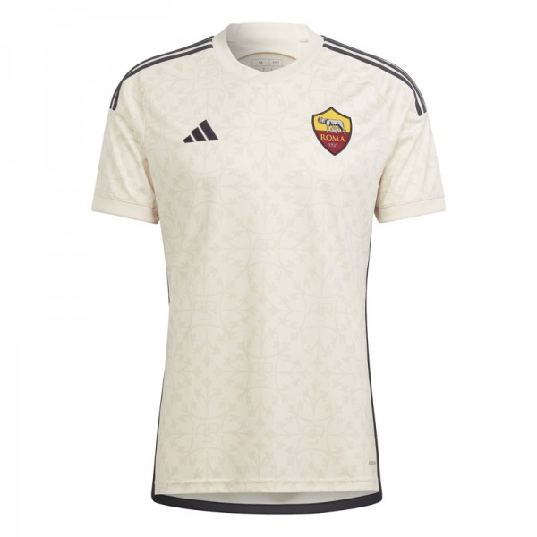 AS roma away jersey soccer uniform men's second sportswear football kit top shirt 2023-2024