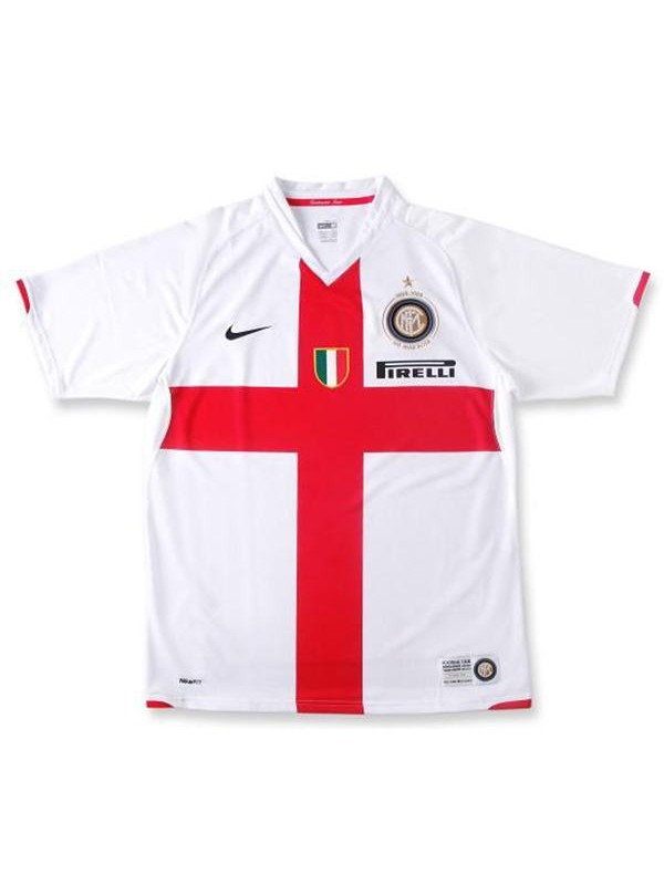 Inter Milan 100th Away Commemorative Edition Retro Jersey Maillot Match Men's Soccer Sportwear Football Shirt 2007/08