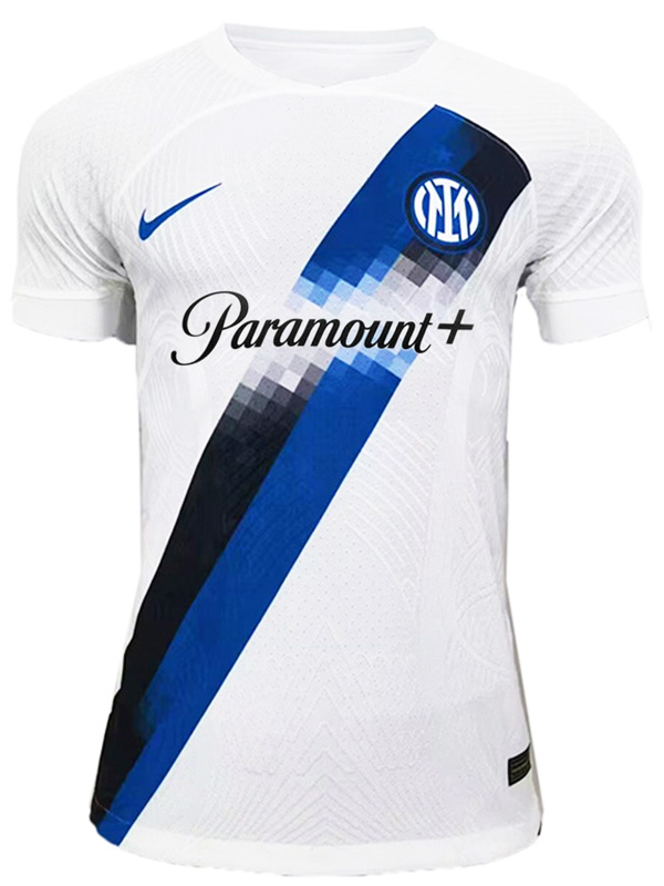Inter milan away jersey soccer uniform men's second football kit sports tops shirt 2023-2024