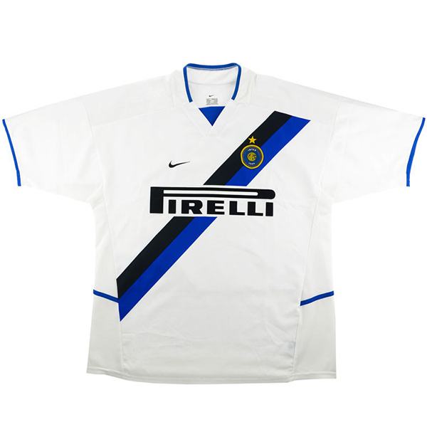 Inter Milan Away Retro Jersey Men's Soccer Sportwear Football Shirt 2002/2003