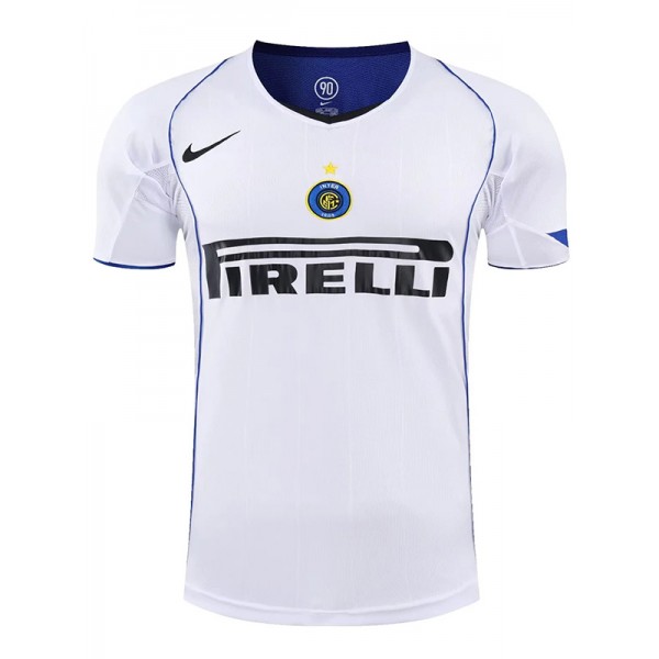 Inter milan away retro jersey vintage soccer uniform men's second football kit sports top shirt 2004-2005